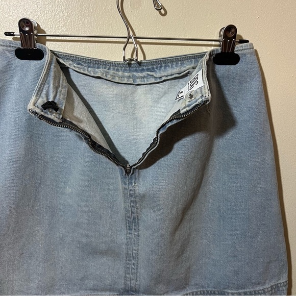 BDG Urban Outfitters Cotton Light Wash Mini Denim Skirt M - Picture 7 of 12